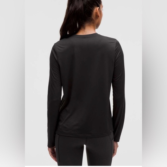 Lululemon Ultralight Hip-Length Black Long-Sleeve Top - Picture 1 of 4